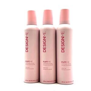 DesignMe Puff.Me Volumizing Mousse 8.5 oz-3 Pack